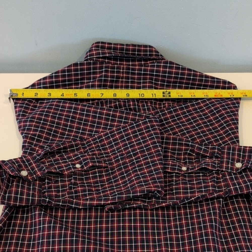 J. Crew Men's S Classic Fit Long Sleeve Button Down Checkered Shirt Style #C9305 - Picture 12 of 14